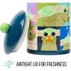 Silver Buffalo Friends Central Perk Ceramic Cookie Snack Jar (Large)(The Mandalorian Grogu Poses Grid (Ceramic))