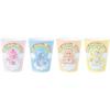 Silver Buffalo Care Bears Rainbow 4 Piece Plastic Mini Cup Set Featuring Cheer, Grumpy, Tenderheart, and Funshine Bear, 1.5 Ounces