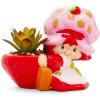 Silver Buffalo Strawberry Shortcake 4-Inch Ceramic Mini Planter with Artificial Succulent