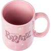 Silver Buffalo Betty Boop Core Betty and Pudgy Hearts Wax Resist 17oz Ceramic Pottery Mug(Pink/Multi)