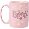 Silver Buffalo Betty Boop Core Betty and Pudgy Hearts Wax Resist 17oz Ceramic Pottery Mug(Pink/Multi)