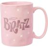 Silver Buffalo Betty Boop Core Betty and Pudgy Hearts Wax Resist 17oz Ceramic Pottery Mug(Pink/Multi)