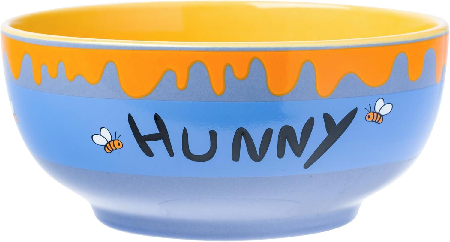 image:imageSilver Buffalo Disney Lilo and Stitch Tropical Ceramic Bowl with Color Changing Spoon Featuring Stitch 28 OuncesWinnie the Pooh Hunny Pot