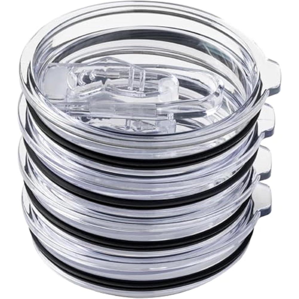 image:imageSilver Buffalo 4 Pack Replacement Lids for 40 Ounce Stainless Steel Tumbler