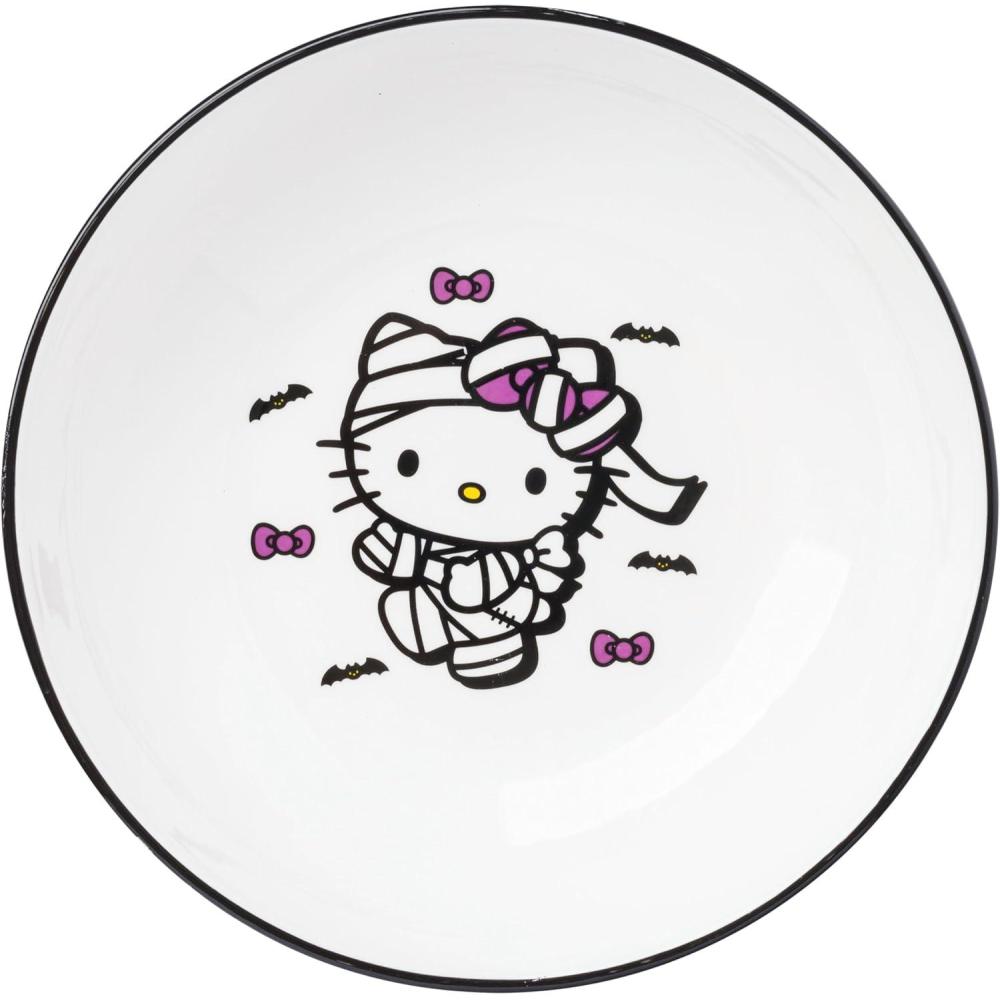 image:imageSilver Buffalo Disney Lilo and Stitch Tropical Ceramic Bowl with Color Changing Spoon Featuring Stitch 28 OuncesSanrio Hello Kitty Halloween