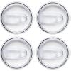Silver Buffalo 4 Pack Replacement Lids for 40 Ounce Stainless Steel Tumbler