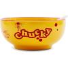 Silver Buffalo Disney Lilo and Stitch Tropical Ceramic Bowl with Color Changing Spoon Featuring Stitch, 28 Ounces(Yellow)