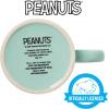 Silver Buffalo Peanuts Snoopy Woodstock Happy Dance Wax Resist 20oz Ceramic Camper Mug(Peanuts First Beagle on the Moon)