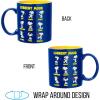 Silver Buffalo Peanuts Snoopy Woodstock Happy Dance Wax Resist 20oz Ceramic Camper Mug(Peanuts Snoopy Moods)