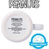 Silver Buffalo Peanuts Snoopy Woodstock Happy Dance Wax Resist 20oz Ceramic Camper Mug(Peanuts The Great Pumpkin (Camper))