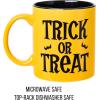 Silver Buffalo Peanuts Snoopy Woodstock Happy Dance Wax Resist 20oz Ceramic Camper Mug(Peanuts Trick or Treat)