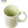 Silver Buffalo Schitt’s Creek Rose Apothecary Circle Badge Wax Resist Ceramic Pottery Mug, 17 Ounces