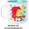 Silver Buffalo Spongebob Squarepants Getting Up From Chair (Imma Head Out Meme) Ceramic Camper Mug, 20 Ounces(Imma Head Out Meme)