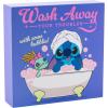 Silver Buffalo Stitch Bath Time Glitter 6″ x 6″ x 1.5″ Box Wall Sign