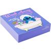 Silver Buffalo Stitch Bath Time Glitter 6″ x 6″ x 1.5″ Box Wall Sign