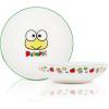 Silver Buffalo Disney Lilo and Stitch Tropical Ceramic Bowl with Color Changing Spoon Featuring Stitch, 28 Ounces(Keroppi)