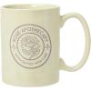 Silver Buffalo Schitt’s Creek Rose Apothecary Circle Badge Wax Resist Ceramic Pottery Mug, 17 Ounces
