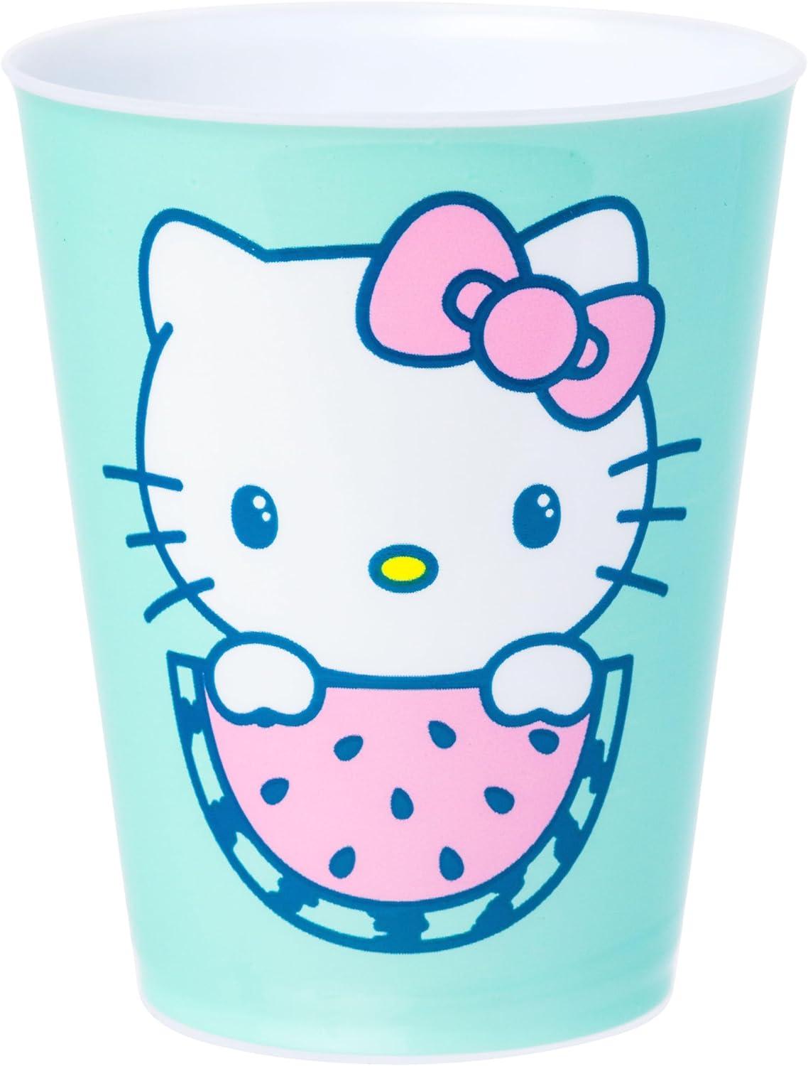 image:imageSilver Buffalo Sanrio Hello Kitty 4 Piece Plastic Mini Cup Set 15 Ounces