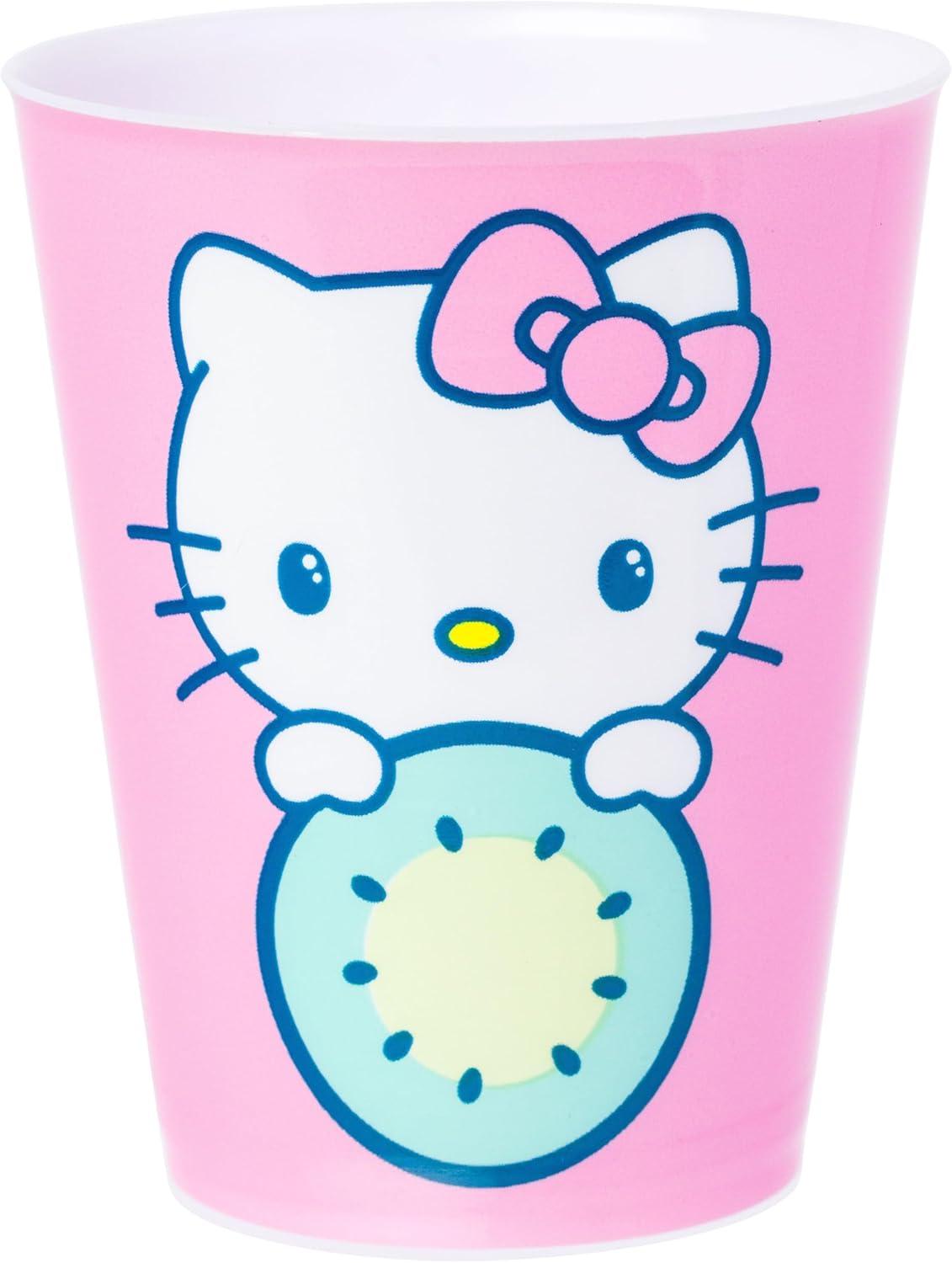 image:imageSilver Buffalo Sanrio Hello Kitty 4 Piece Plastic Mini Cup Set 15 Ounces