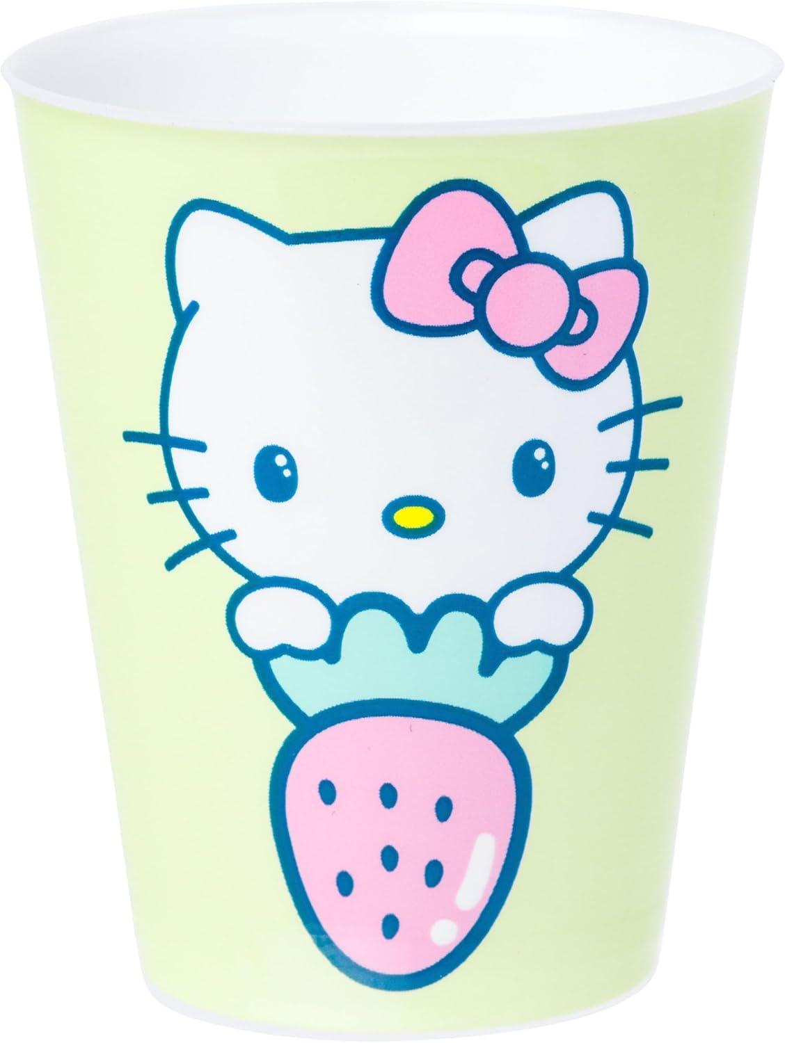 image:imageSilver Buffalo Sanrio Hello Kitty 4 Piece Plastic Mini Cup Set 15 Ounces