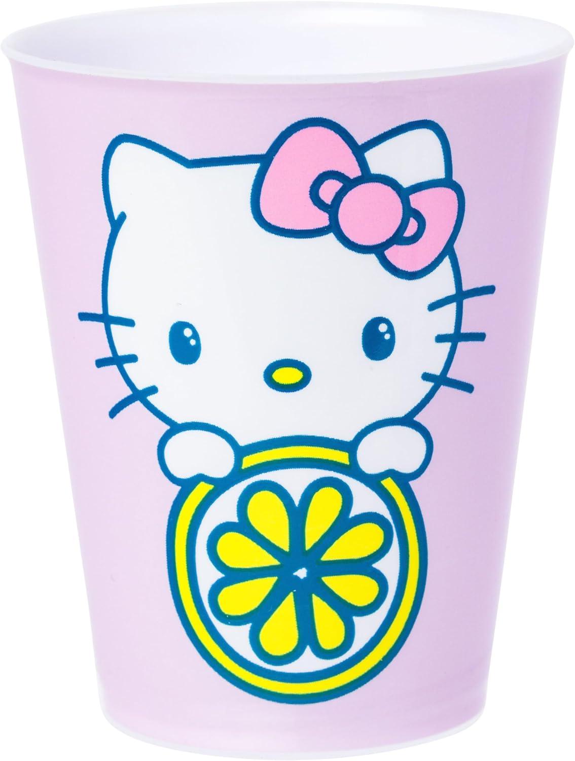 image:imageSilver Buffalo Sanrio Hello Kitty 4 Piece Plastic Mini Cup Set 15 Ounces