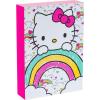 Silver Buffalo Sanrio Hello Kitty Rainbow Glitter Box Sign Wall Art, 5″ x 1.5″ x 7”