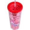 Silver Buffalo Sanrio Hello Kitty and Friends My Melody and Kuromi Plastic Confetti Cold Cup with Lid and Straw, 32 Ounces