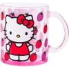 Silver Buffalo Sanrio Hello Kitty Strawberry Glass Coffee Mug, 17.5 Ounces