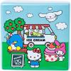 Silver Buffalo Sanrio Hello Kitty and Friends Ceramic Box Sign Featuring Hello Kitty, My Melody, Keroppi, Cinnamoroll, and Tuxedosam, 5″ x 1.6” x 5″
