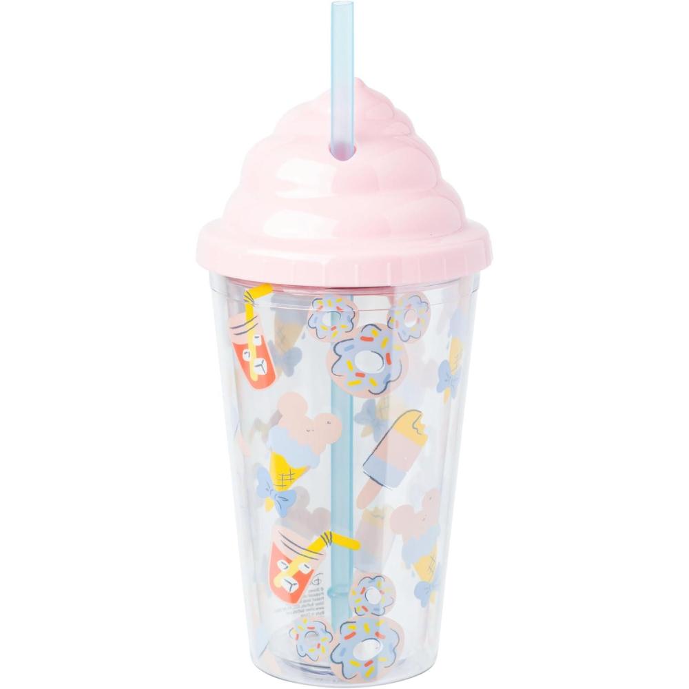 image:imageSilver Buffalo Disney Lilo and Stitch Ice Cream Shape Sculpted Cold Cup with Lid and Straw 16 OuncesDisney Sweets