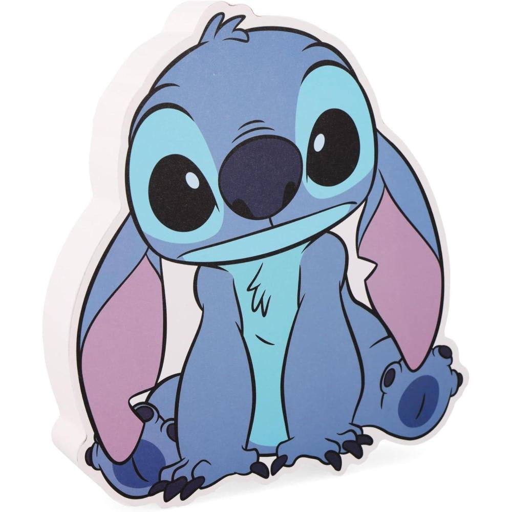 image:imageSilver Buffalo Disney Lilo and Stitch Large Die Cut MDF Box Wall Sign Featuring Stitch 7 x 12 x 775