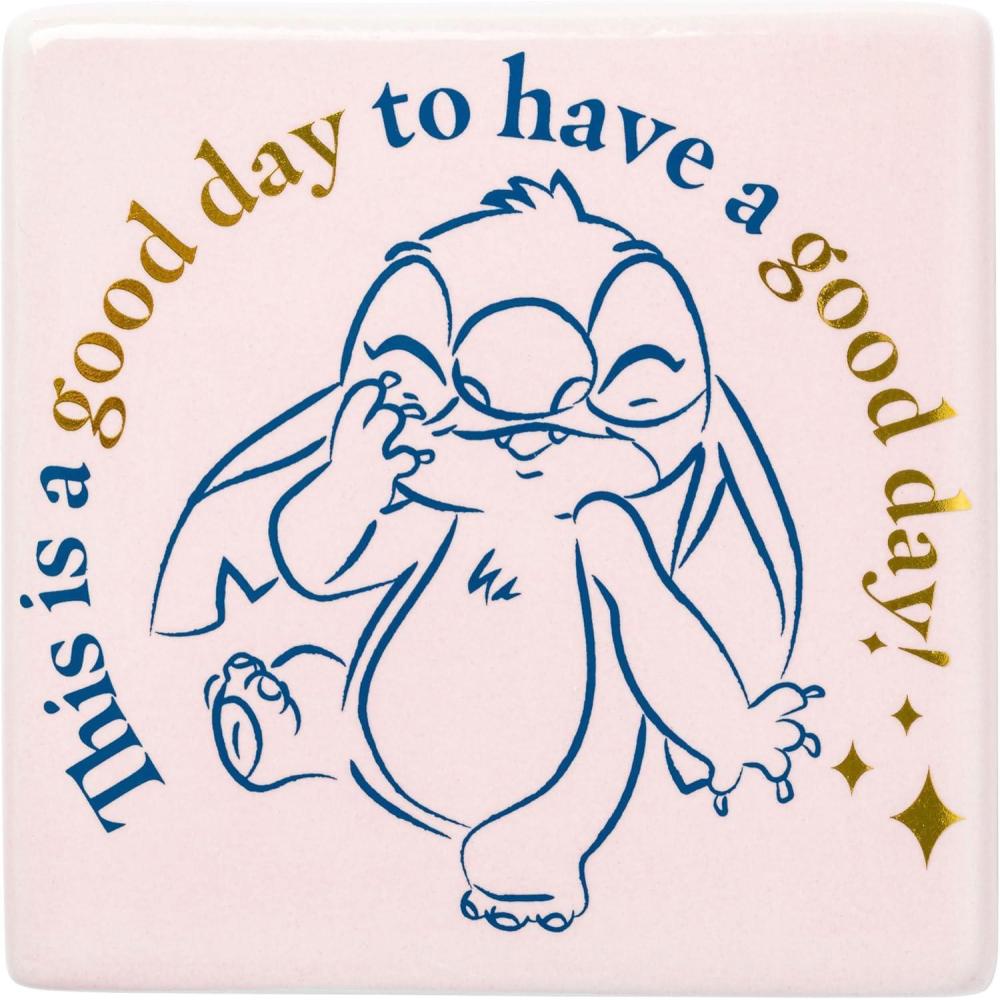 image:imageSilver Buffalo Disney Lilo and Stitch This is a Good Day to Have a Good Day Ceramic Box Sign 5 x 5
