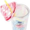 Silver Buffalo Disney Lilo and Stitch Ice Cream Shape Sculpted Cold Cup with Lid and Straw, 16 Ounces(Lilo and Stitch)