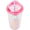 Silver Buffalo Disney Lilo and Stitch Ice Cream Shape Sculpted Cold Cup with Lid and Straw, 16 Ounces(The Aristocats)