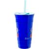 Silver Buffalo Disney Lilo and Stitch “Let’s Get Weird” Plastic Tumbler with Lid and Straw, 32 Ounces