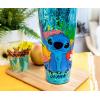 Silver Buffalo Disney Lilo and Stitch Pineapple Plastic Confetti Cold Cup with Lid and Straw, 32 Ounces(Lilo and Stitch Ohana)