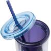 Silver Buffalo Disney Lilo and Stitch Rainbow and Pineapple Tropical Plastic Tall Cold Cup with Lid and Straw, 20 Ounces(Harry Potter Ravenclaw)