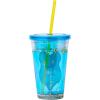 Silver Buffalo Disney Lilo and Stitch Rainbow and Pineapple Tropical Plastic Tall Cold Cup with Lid and Straw, 20 Ounces(Harry Potter Wizard in Training (Snow Globe))