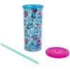 Silver Buffalo Disney Lilo and Stitch Rainbow and Pineapple Tropical Plastic Tall Cold Cup with Lid and Straw, 20 Ounces(Lilo and Stitch in Other Disney Character Costumes)