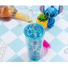 Silver Buffalo Disney Lilo and Stitch Rainbow and Pineapple Tropical Plastic Tall Cold Cup with Lid and Straw, 20 Ounces(Lilo and Stitch in Other Disney Character Costumes)