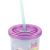 Silver Buffalo Disney Lilo and Stitch Rainbow and Pineapple Tropical Plastic Tall Cold Cup with Lid and Straw, 20 Ounces(My Little Pony Cloud Scene)