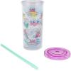 Silver Buffalo Disney Lilo and Stitch Rainbow and Pineapple Tropical Plastic Tall Cold Cup with Lid and Straw, 20 Ounces(My Little Pony Cloud Scene)