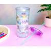 Silver Buffalo Disney Lilo and Stitch Rainbow and Pineapple Tropical Plastic Tall Cold Cup with Lid and Straw, 20 Ounces(My Little Pony Cloud Scene)