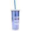 Silver Buffalo Disney Lilo and Stitch Rainbow and Pineapple Tropical Plastic Tall Cold Cup with Lid and Straw, 20 Ounces(The Office Assistant to the Regional Manager)