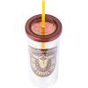 Silver Buffalo Disney Lilo and Stitch Rainbow and Pineapple Tropical Plastic Tall Cold Cup with Lid and Straw, 20 Ounces(Yellowstone)