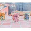 Silver Buffalo Disney Lilo and Stitch Tropical 4 Piece Mini Glass Set Featuring Lilo, Stitch, Angel, and Scrump, 1.5 Ounces