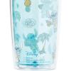 Silver Buffalo Lilo and Stitch Floral Tropical Blue Double Wall Travel Tumbler with Slide Close Lid, 20 Ounces(Lilo and Stitch (20 Ounces))