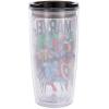 Silver Buffalo Lilo and Stitch Floral Tropical Blue Double Wall Travel Tumbler with Slide Close Lid, 20 Ounces(Marvel Avengers (20 Ounces))