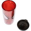 Silver Buffalo Lilo and Stitch Floral Tropical Blue Double Wall Travel Tumbler with Slide Close Lid, 20 Ounces(Spider-Man (20 Ounces))