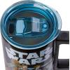 Silver Buffalo Lilo and Stitch Floral Tropical Blue Double Wall Travel Tumbler with Slide Close Lid, 20 Ounces(Star Wars (15 Ounces))
